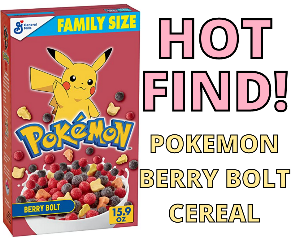 Pokemon Berry Bolt Cereal! HOT FIND On Amazon!