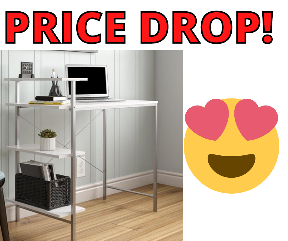 Mainstays Side Storage Desk HOT PRICE DROP!