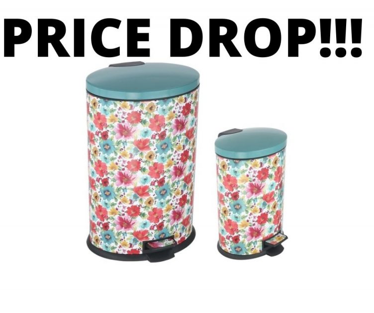 Pioneer Woman Garbage Can Combo Price Drop Deal