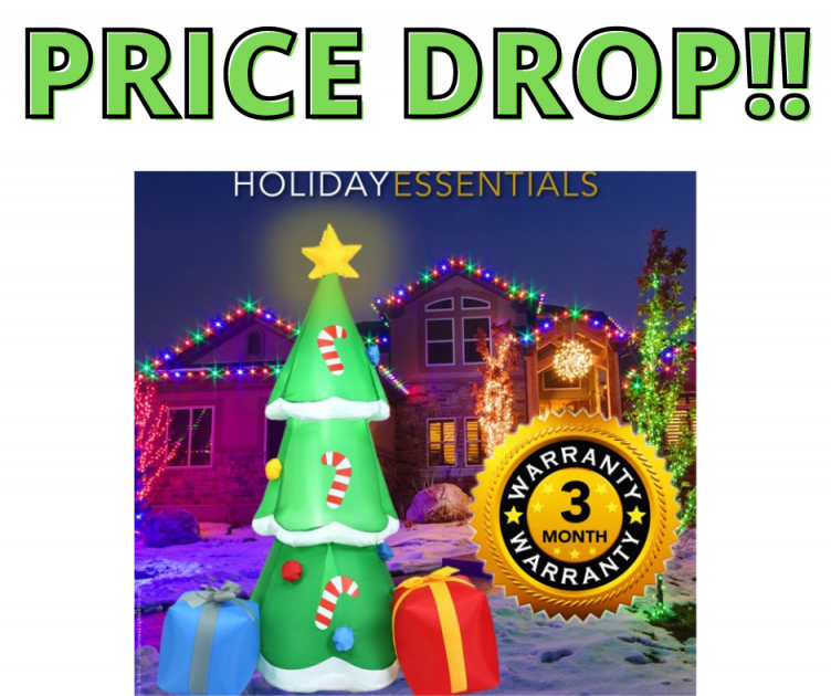 Holiday Essentials Inflatable Christmas Tree