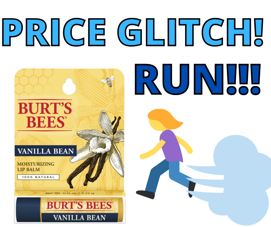 Burts Bees Price Glitch ONLINE at Walmart!  RUN!