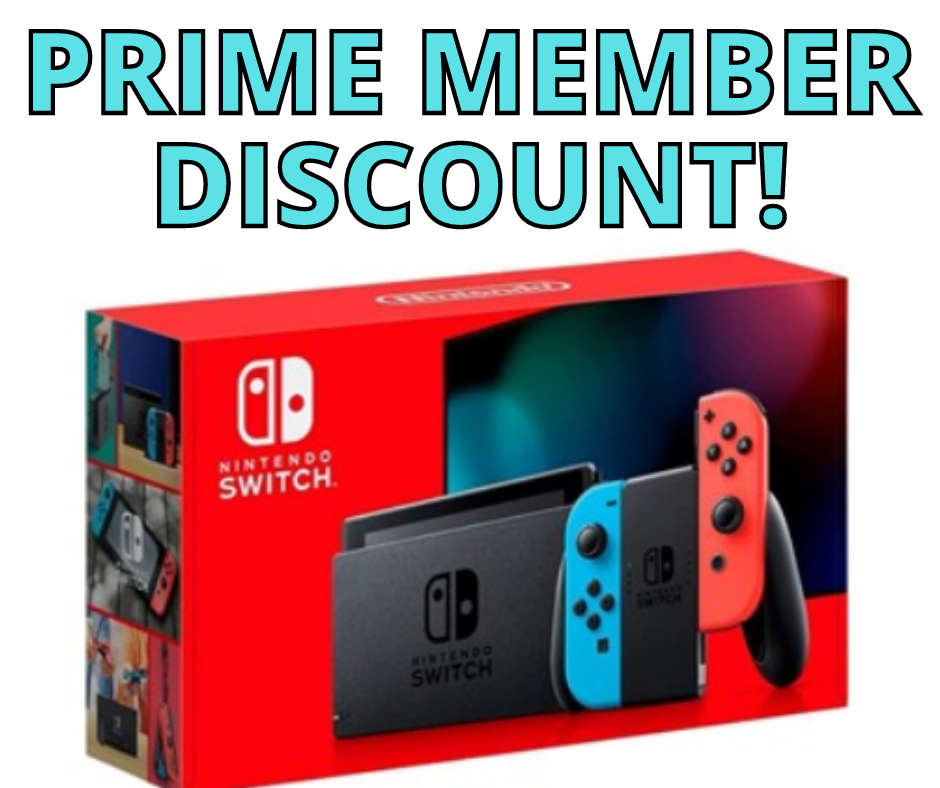 Prime Member Discount on Nintendo Switch!!
