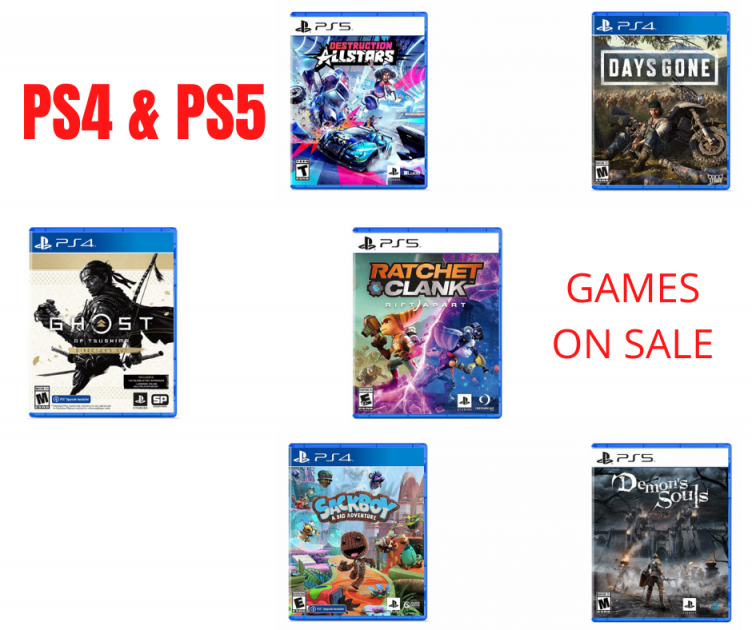 PS4 & PS5 Games On Sale Now!