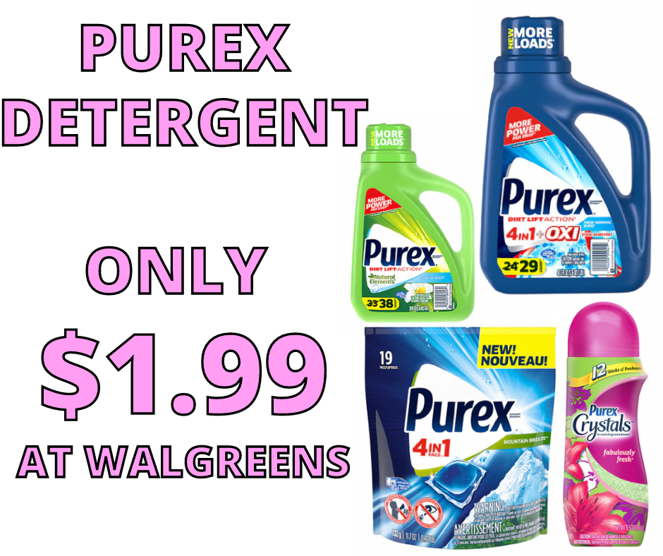 Purex Laundry Detergent $1.99 At Walgreens!