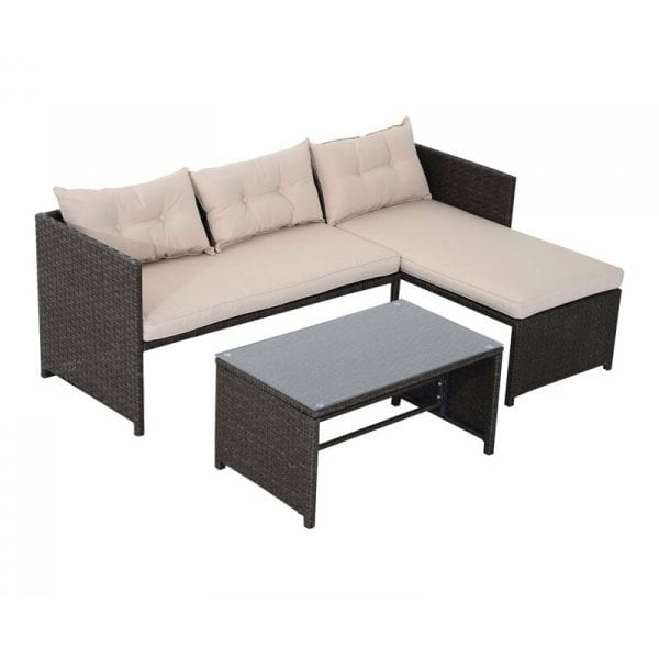 Rattan Sectional 3pc Outdoor Seating PRICE DROP Online!