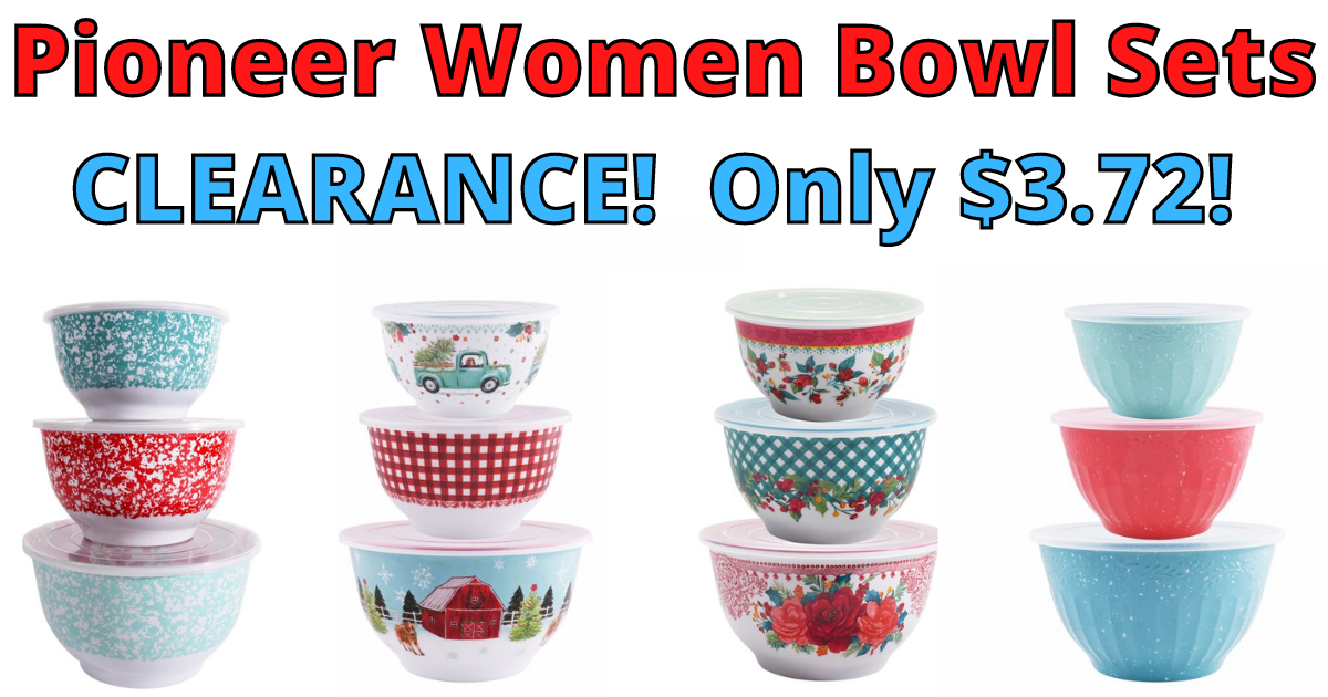 Pioneer Women Bowl Sets