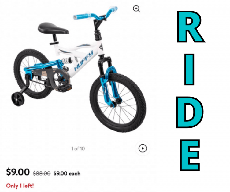 Huffy 16″ Bike only $9 at Walmart!!!! (was $88!)