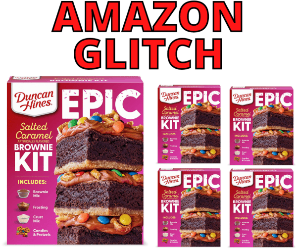 AMAZON GLITCH! – Duncan Hines Epic Kit 5 Pack For Price Of Single!