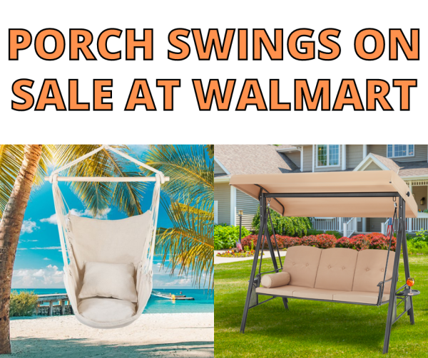 Porch Swings On Sale At Walmart