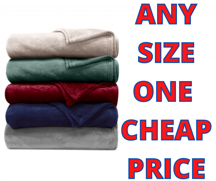 Ralph Lauren Plush Blanket Any Size One Hot Price!
