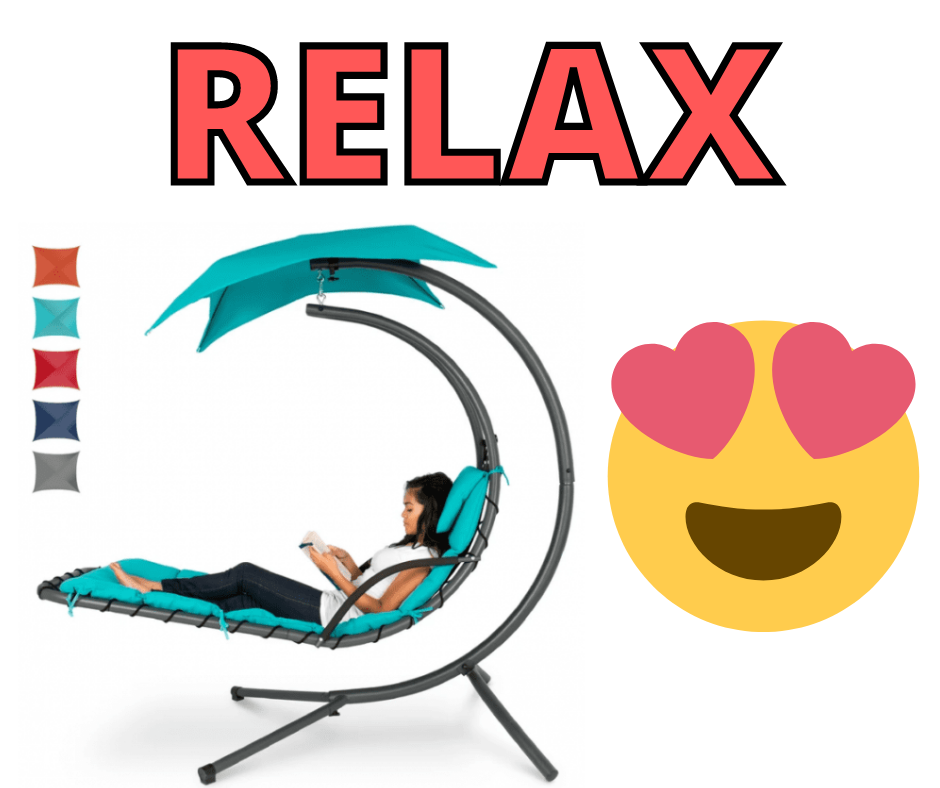 Hanging Curved Lounger On SALE Now!!