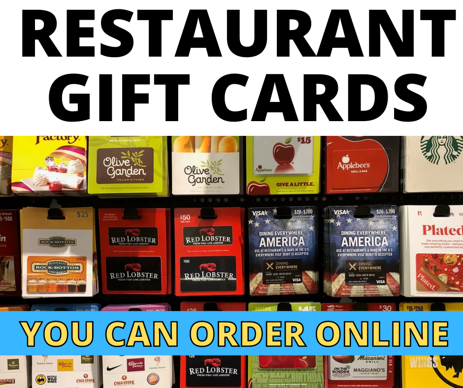 RESTAURANT GIFT CARDS