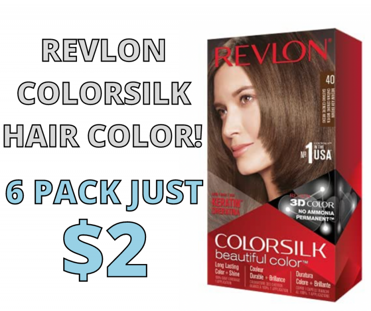 Revlon Hair Color Kit 6 pack $2 On Amazon!