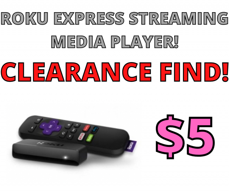 Roku Express Streaming Media Player ONLY $5!