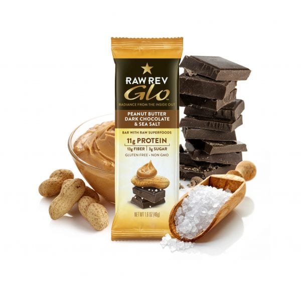 Completely FREE GLO Peanut Butter, Dark Chocolate & Sea Salt Bar