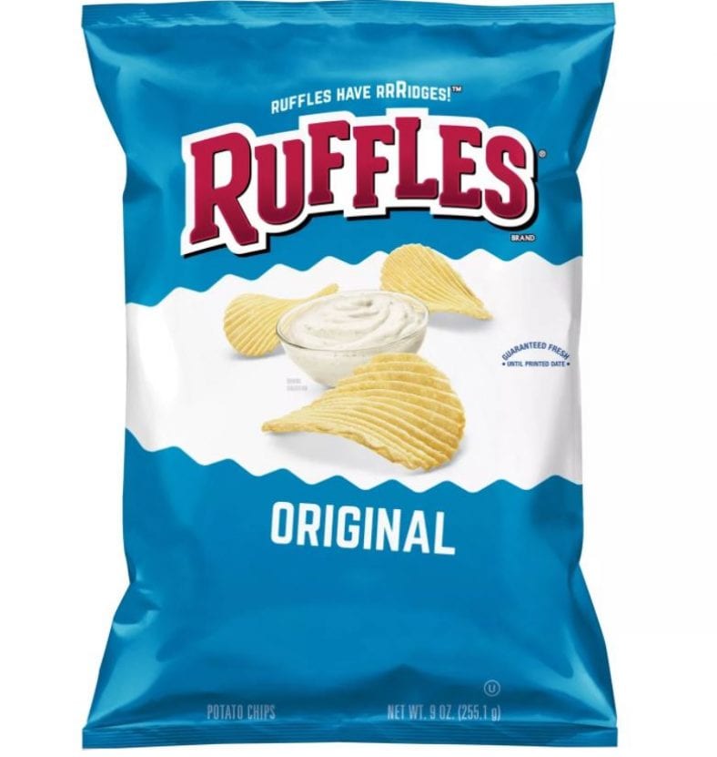 Frito Lay Ruffles Original Potato Chips – RECALLED!