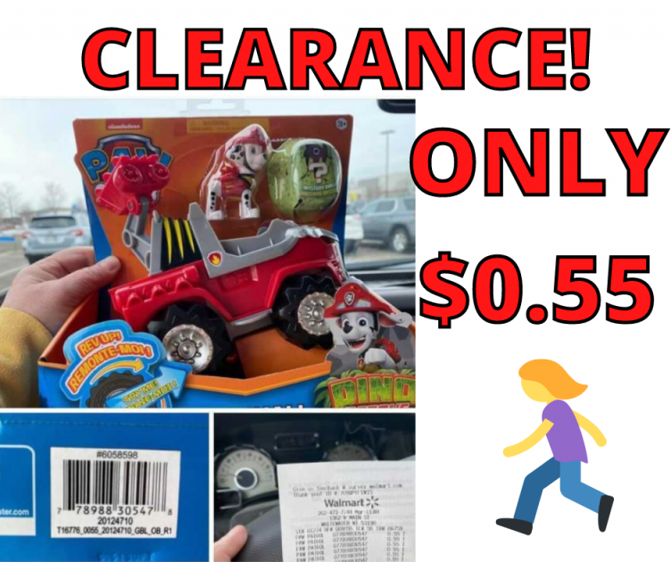 PAW Patrol Dino Rescue Marshall’s Deluxe Just $0.55 at Walmart!
