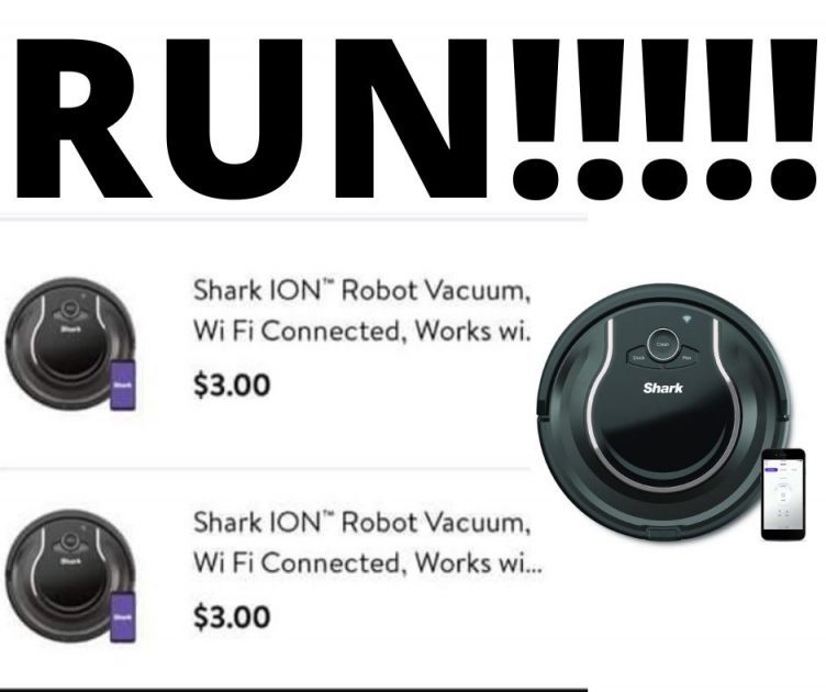 Shark Ion Robot Vacuum Only $3 Walmart Clearance