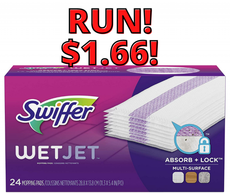 Swiffer WetJet Pad Refill Pack Huge Saving on Amazon!