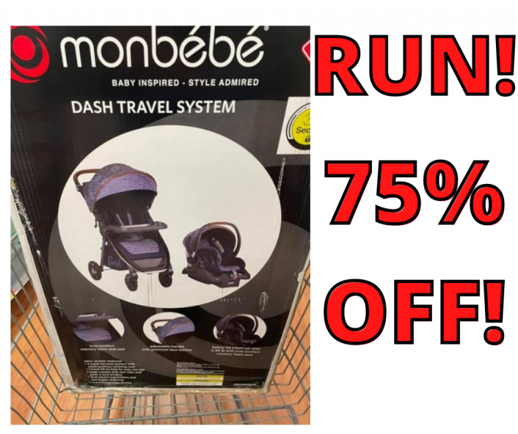 Monbebe Dash All in One Travel System Just $45 at Walmart! Run!