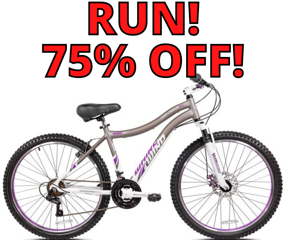 Genesis 26″ Whirlwind Mountain Bike NOW 75% OFF!