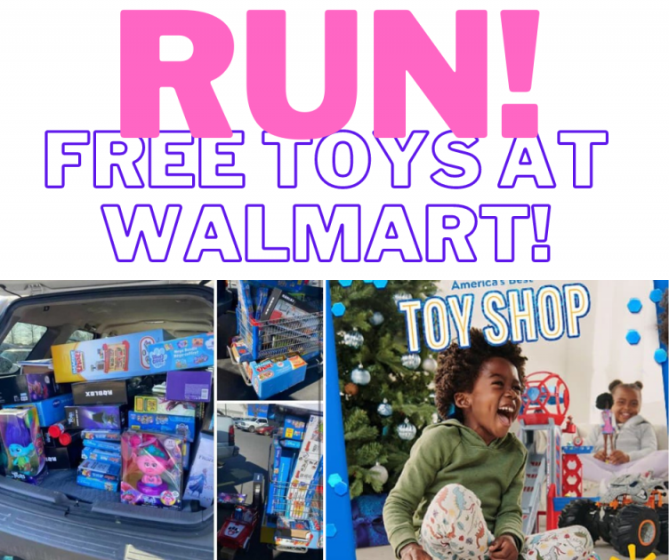 Shop The HOTTEST TOYS For FREE at Walmart!!