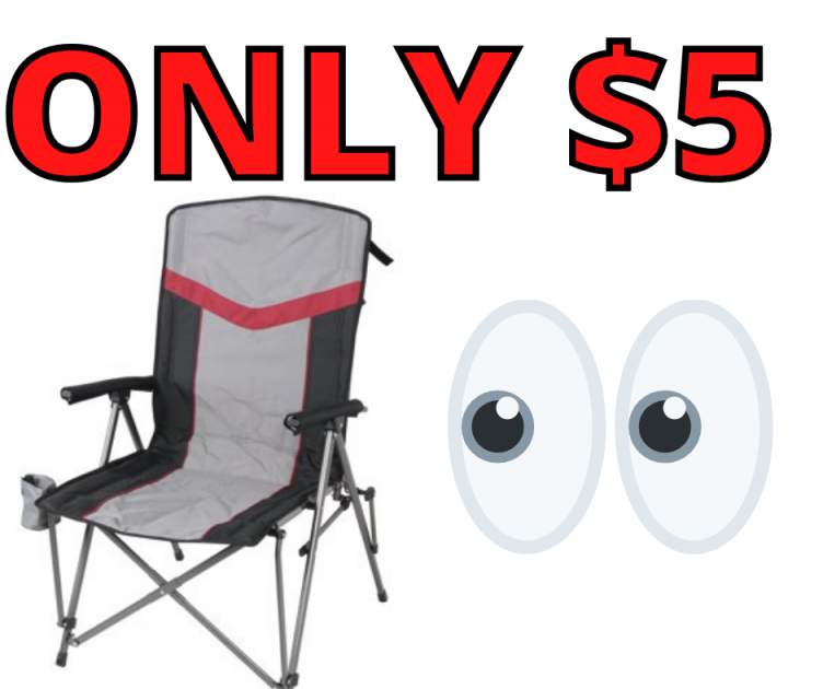 Ozark Trail High Back Camp Chair Only $5!