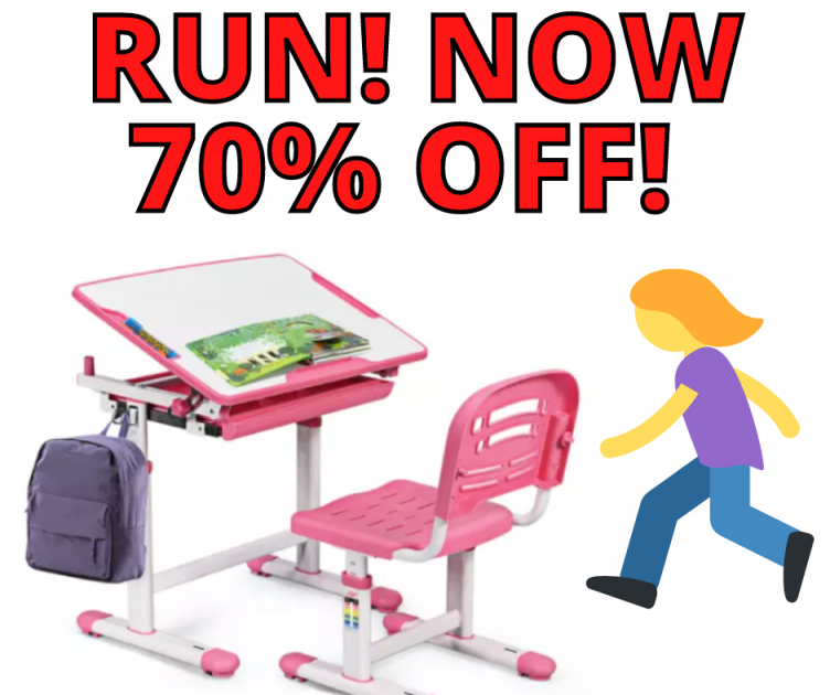 Children’s Desk Chair Set Now 70% off on Groupon!!