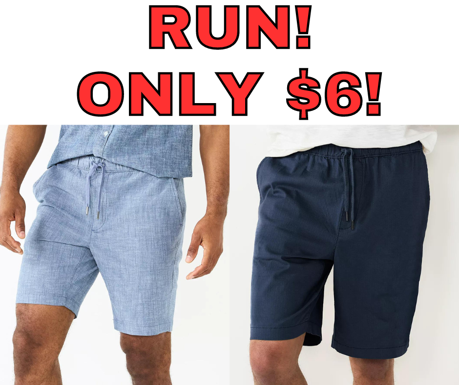 Men's Sonoma Shorts Only $6!