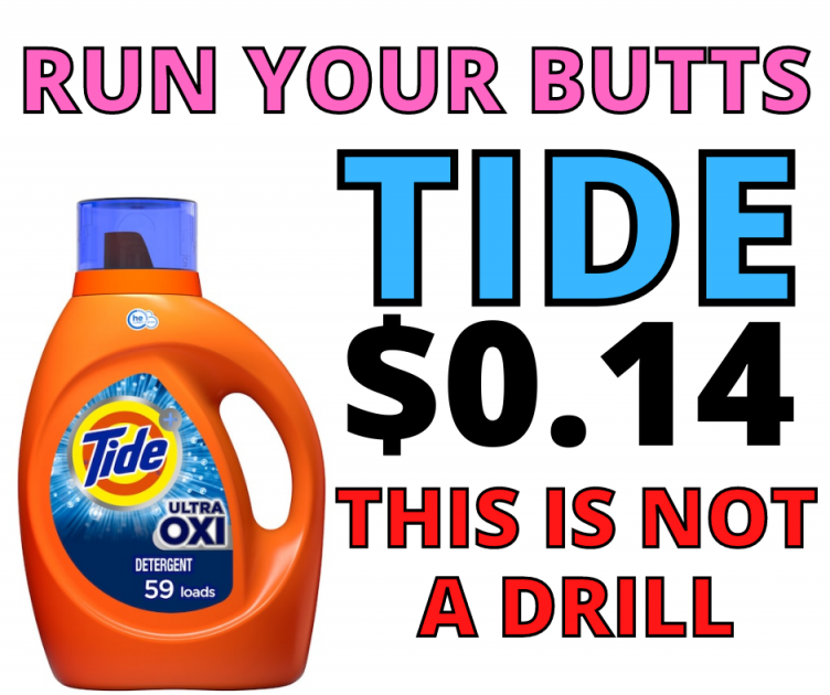 Tide Only 14 Cents Per Bottle At Target – RUN FAST!