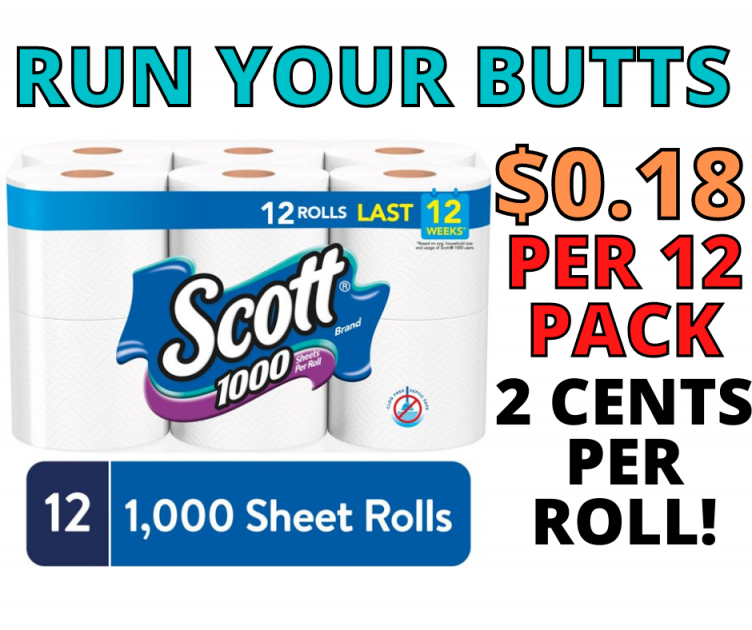 Scott Toilet Paper MAJOR STOCK UP! 2 CENTS PER ROLL!