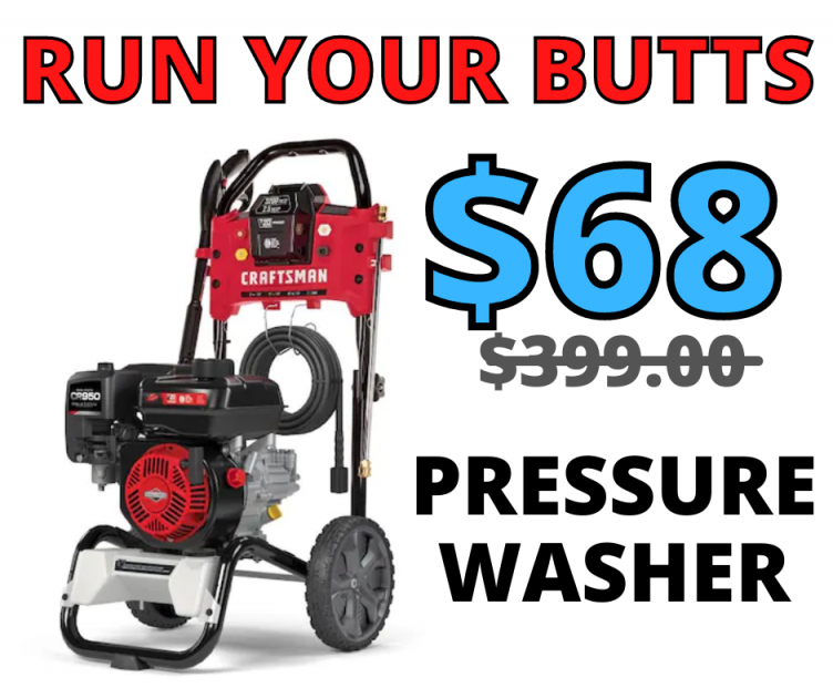 CRAFTSMAN PRESSURE WASHER ON CLEARANCE AT LOWES ONLY $68