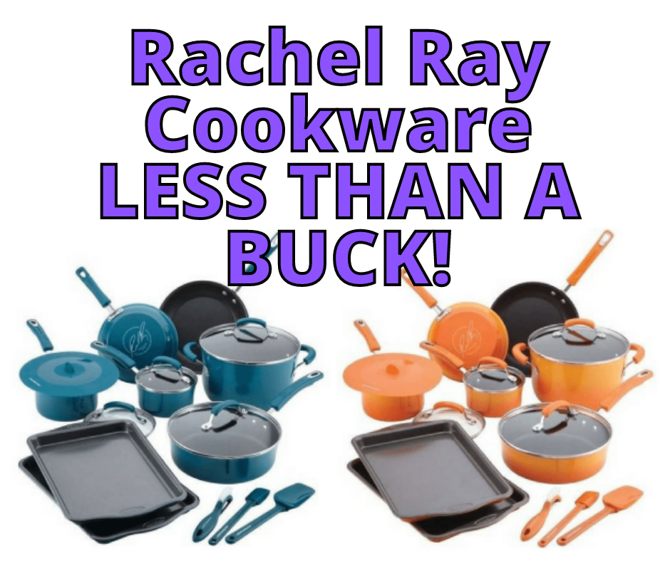 Rachel Ray Cookware Sets (16 Pc) for 70¢!