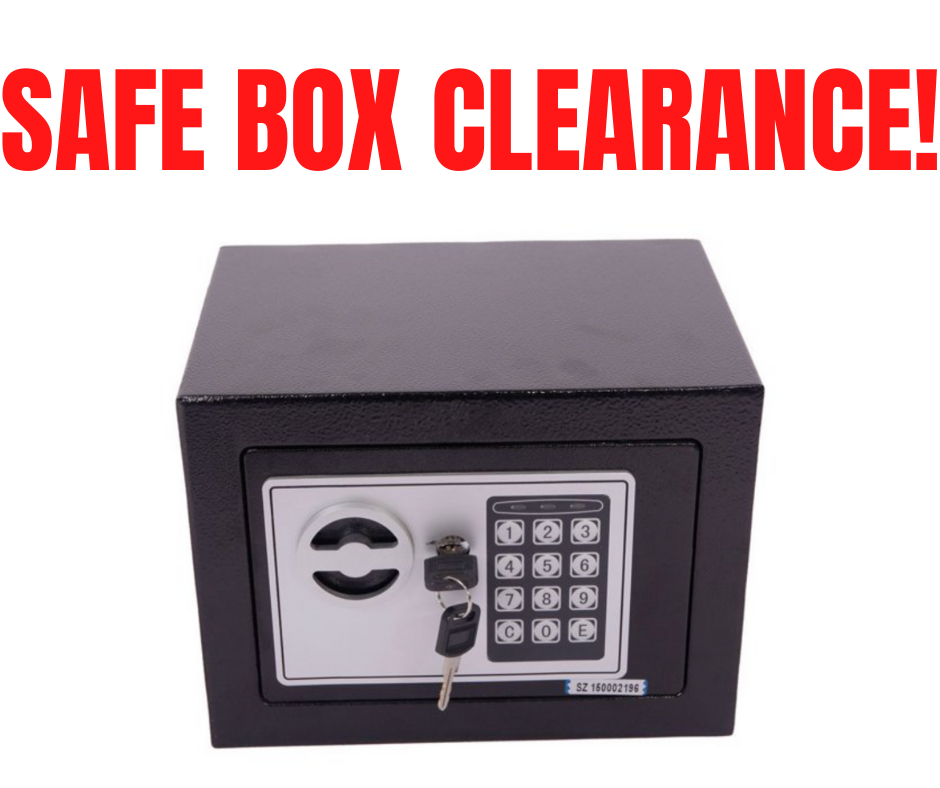 SAFE BOX CLEARANCE