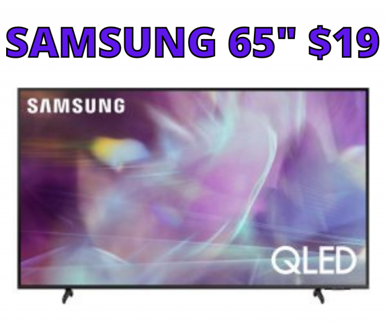 Samsung 65″ QLED TV Only $19! HOT Clearance Deal!