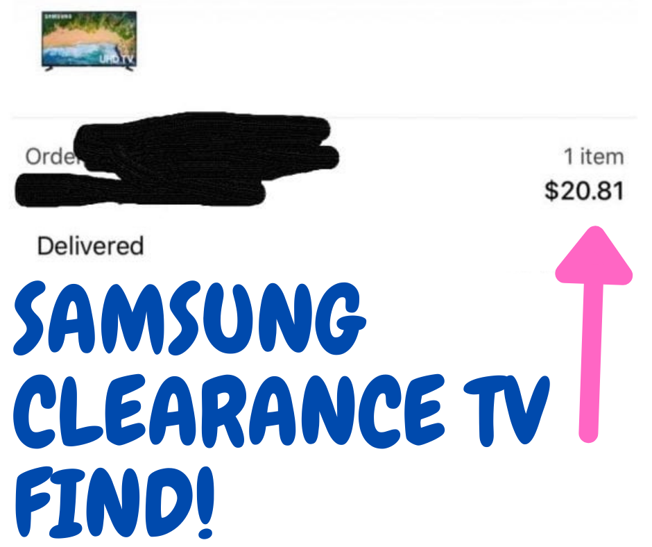 Samsung 65 inch TV JUST $20.81! Walmart Member Find!!!!