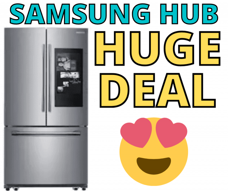 Samsung Refrigerator Family Hub only $719 at Lowes!!