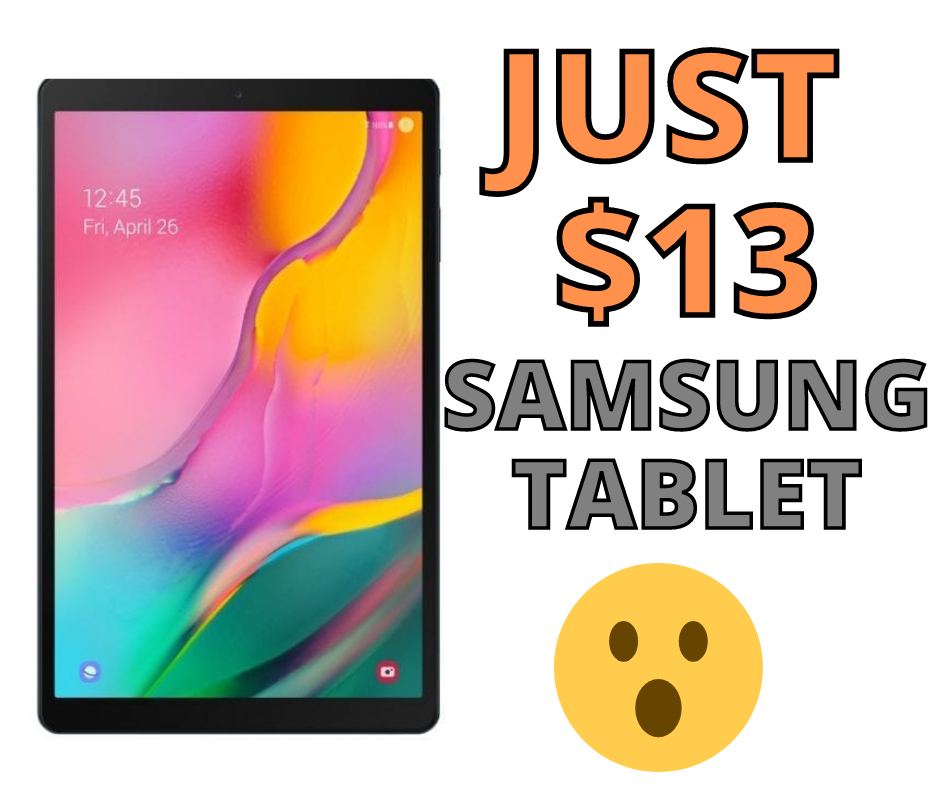 Samsung Galaxy Tablet only $13 REG $197 at Walmart