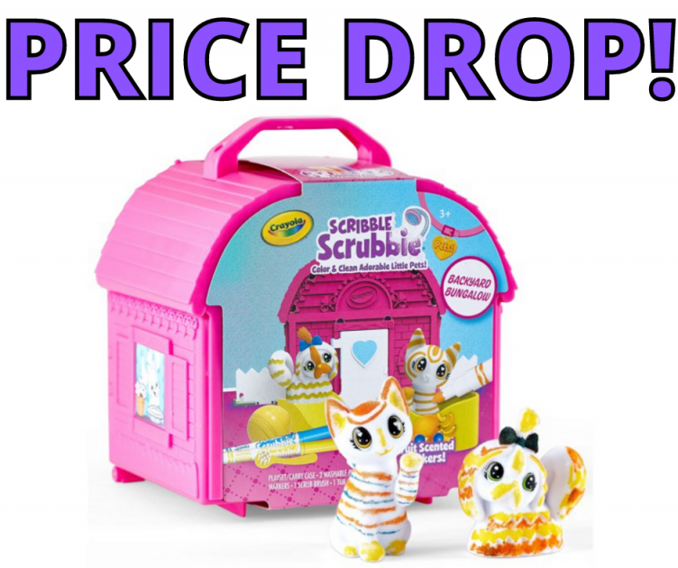 Crayola Scribble Scrubbie Pets Coloring Set Price Drop!