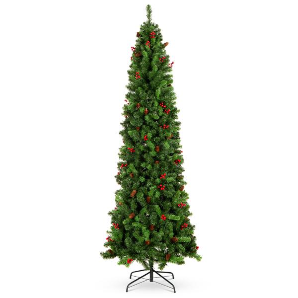 Pre-Decorated Spruce Pencil Christmas Tree Major Price Drop & Free Shipping at BCP!