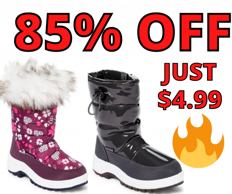 SNOW BOOTS NOW 85% OFF!