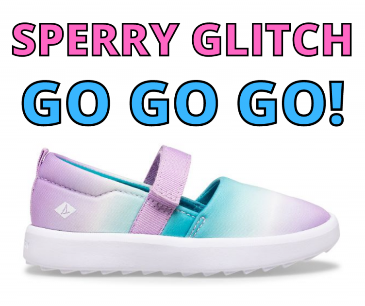 Sperry Glitch On Kids Shoes – HURRY!