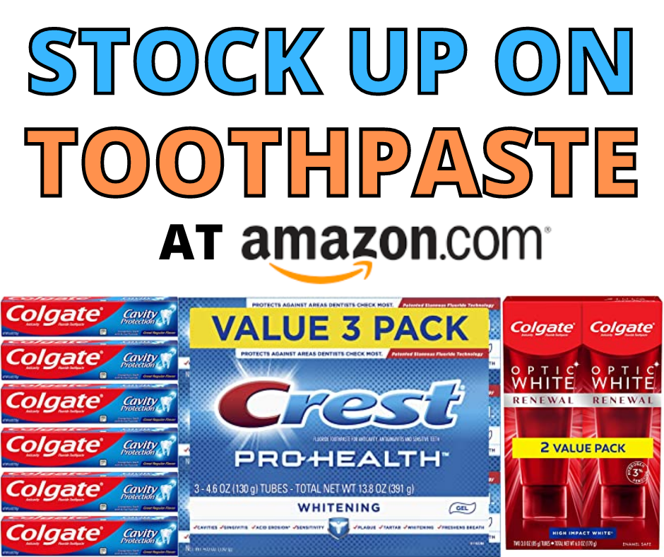 Toothpaste On Sale – Stock Up Deals On Amazon