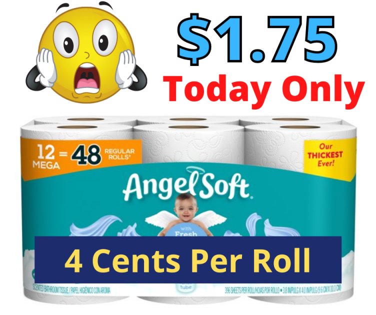 Angel Soft 4 Cents Per Roll Today Only – Run Your Butts