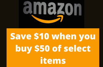 Save $10 When You Buy $50 Of Select Items On Amazon