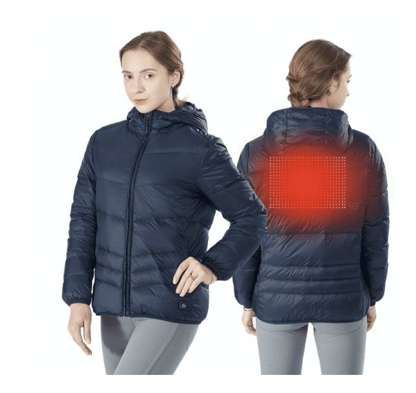 Heated Down Jacket On Clearance!