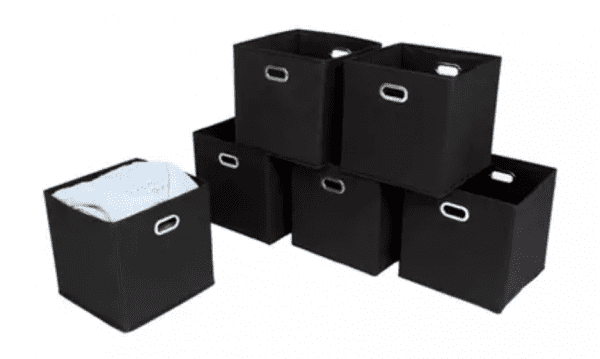 Foldable Fabric Storage Bins Set of 6 Cubby Cubes Was: $86.99 Now: $29.99 – Groupon Goods