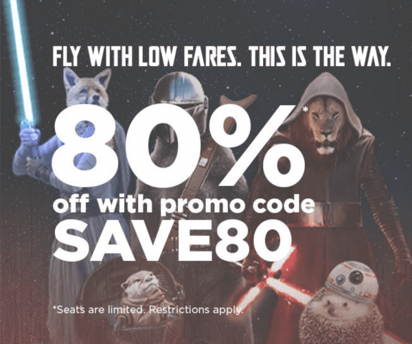Frontier Plane Tickets 80% Off With Code!