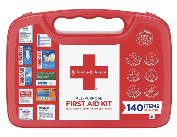 Johnson And Johnson All-Purpose Portable First-Aid Kit At Walmart!