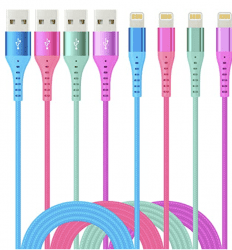 iPHONE LIGHNING CABLES 4 COUNT FREEBIE ON AMAZON!